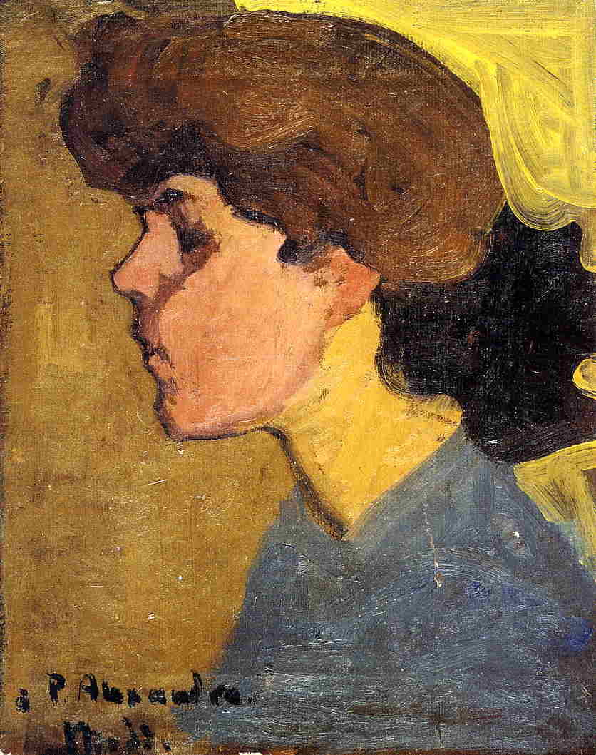 Fig 2. Womans Head in Profile 1906 7
