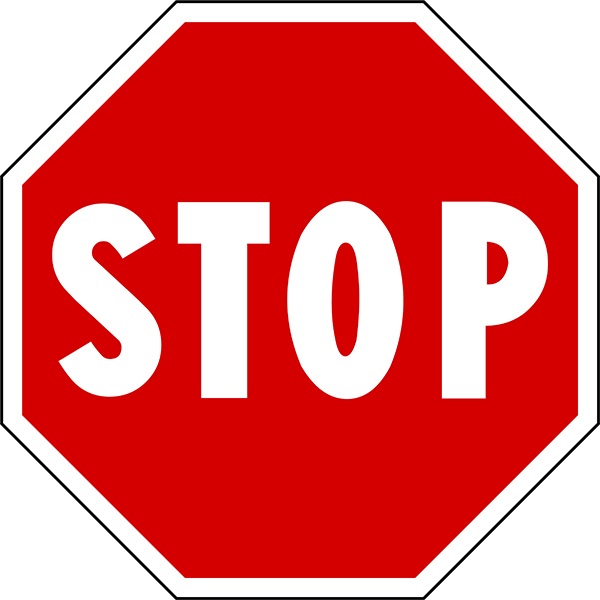 Italian traffic signs fermarsi e dare precedenza stop